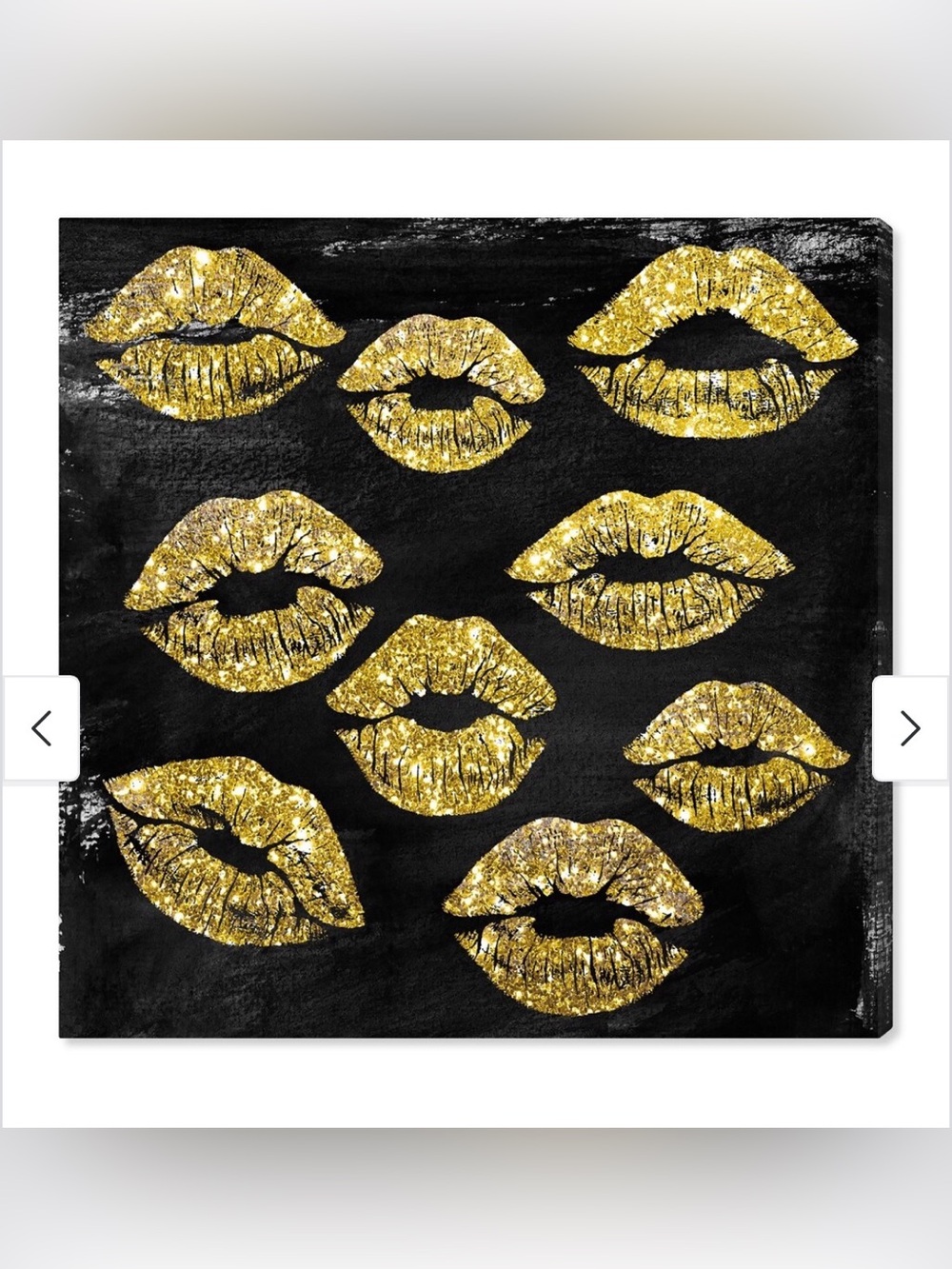 OLIVER GAL GLAM KISS CANVAS